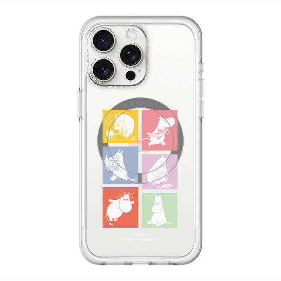 スリムプロテクションプレミアムケース with MagSafe［ MOOMIN - MOOMIN/B ］