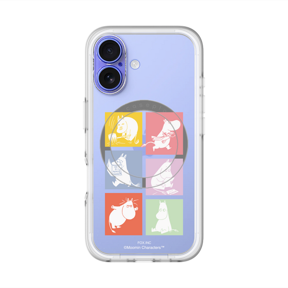 スリムプロテクションプレミアムケース with MagSafe［ MOOMIN - MOOMIN/B ］