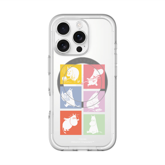 スリムプロテクションプレミアムケース with MagSafe［ MOOMIN - MOOMIN/B ］