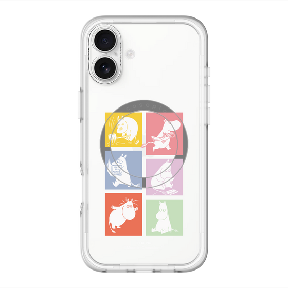 スリムプロテクションプレミアムケース with MagSafe［ MOOMIN - MOOMIN/B ］