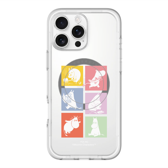 スリムプロテクションプレミアムケース with MagSafe［ MOOMIN - MOOMIN/B ］