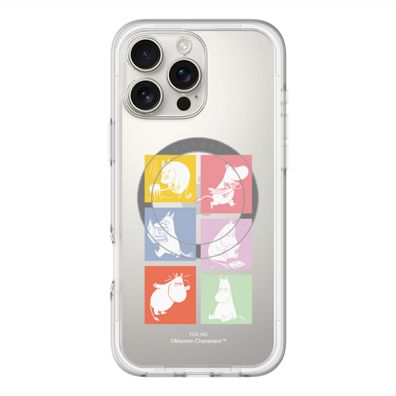 スリムプロテクションプレミアムケース with MagSafe［ MOOMIN - MOOMIN/B ］