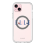 スリムプロテクションプレミアムケース with MagSafe［ ELLE×マイメロディ＆クロミ - ロゴ ］