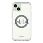 スリムプロテクションプレミアムケース with MagSafe［ ELLE×マイメロディ＆クロミ - ロゴ ］