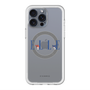 スリムプロテクションプレミアムケース with MagSafe［ ELLE×マイメロディ＆クロミ - ロゴ ］