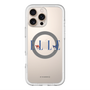 スリムプロテクションプレミアムケース with MagSafe［ ELLE×マイメロディ＆クロミ - ロゴ ］
