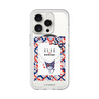 スリムプロテクションプレミアムケース with MagSafe［ ELLE×マイメロディ＆クロミ - トリコロールカラーグラフィック2 ］