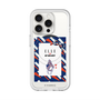 スリムプロテクションプレミアムケース with MagSafe［ ELLE×マイメロディ＆クロミ - トリコロールカラーグラフィック3 ］
