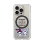 スリムプロテクションプレミアムケース with MagSafe［ ELLE×マイメロディ＆クロミ - トリコロールカラーグラフィック8 ］