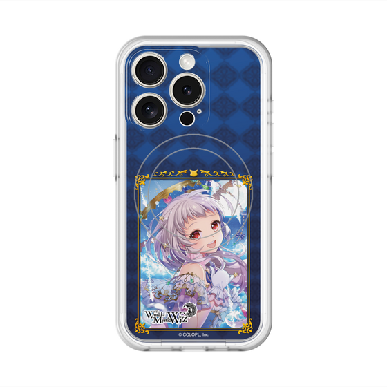 スリムプロテクションプレミアムケース with MagSafe［ クイズRPG 魔法使いと黒猫のウィズ - クレティア ］