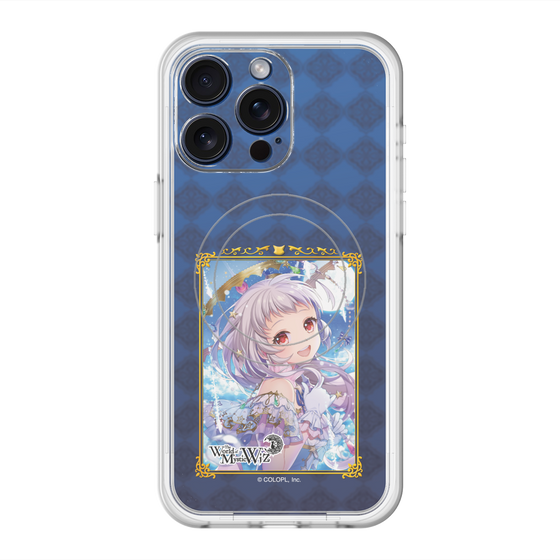 スリムプロテクションプレミアムケース with MagSafe［ クイズRPG 魔法使いと黒猫のウィズ - クレティア ］