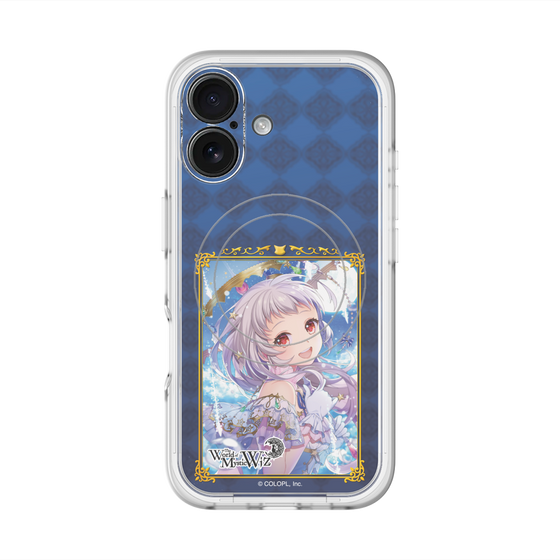 スリムプロテクションプレミアムケース with MagSafe［ クイズRPG 魔法使いと黒猫のウィズ - クレティア ］