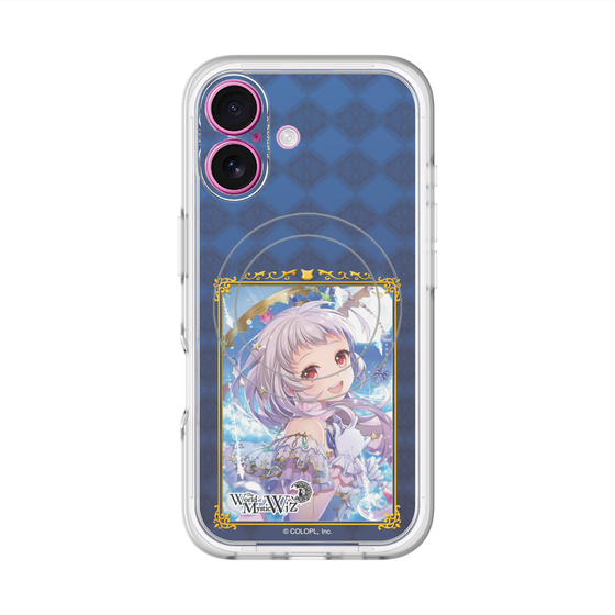 スリムプロテクションプレミアムケース with MagSafe［ クイズRPG 魔法使いと黒猫のウィズ - クレティア ］