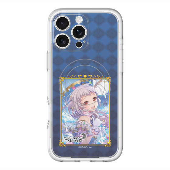 スリムプロテクションプレミアムケース with MagSafe［ クイズRPG 魔法使いと黒猫のウィズ - クレティア ］