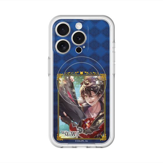 スリムプロテクションプレミアムケース with MagSafe［ クイズRPG 魔法使いと黒猫のウィズ - キワム ］