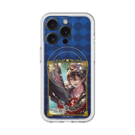 スリムプロテクションプレミアムケース with MagSafe［ クイズRPG 魔法使いと黒猫のウィズ - キワム ］