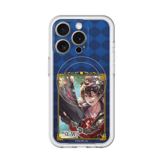 スリムプロテクションプレミアムケース with MagSafe［ クイズRPG 魔法使いと黒猫のウィズ - キワム ］