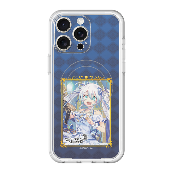 スリムプロテクションプレミアムケース with MagSafe［ クイズRPG 魔法使いと黒猫のウィズ - リルム ］
