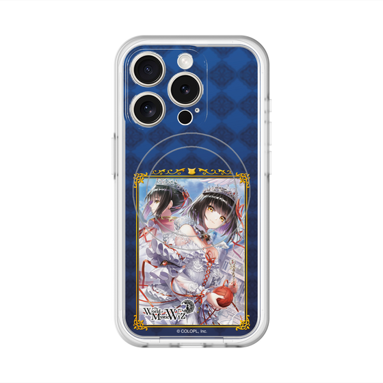 スリムプロテクションプレミアムケース with MagSafe［ クイズRPG 魔法使いと黒猫のウィズ - スノウ ］