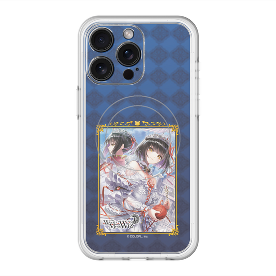スリムプロテクションプレミアムケース with MagSafe［ クイズRPG 魔法使いと黒猫のウィズ - スノウ ］