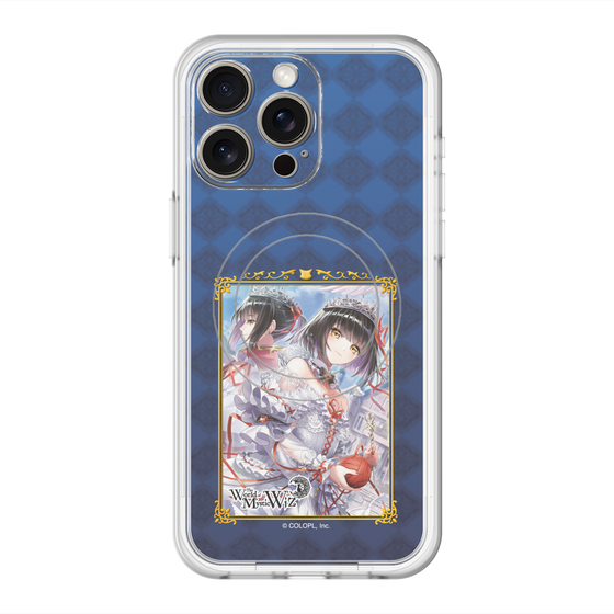 スリムプロテクションプレミアムケース with MagSafe［ クイズRPG 魔法使いと黒猫のウィズ - スノウ ］