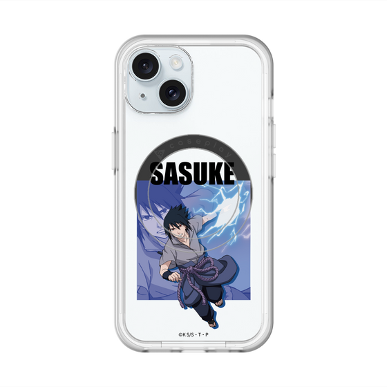 スリムプロテクションプレミアムケース with MagSafe［ NARUTO -ナルト- 疾風伝 - うちはサスケ ］