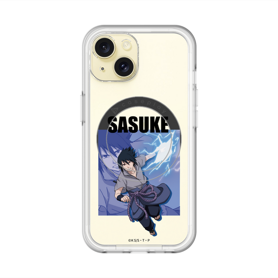 スリムプロテクションプレミアムケース with MagSafe［ NARUTO -ナルト- 疾風伝 - うちはサスケ ］