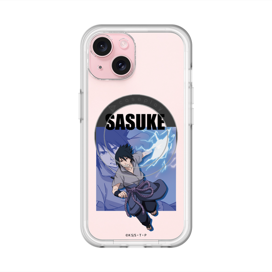 スリムプロテクションプレミアムケース with MagSafe［ NARUTO -ナルト- 疾風伝 - うちはサスケ ］