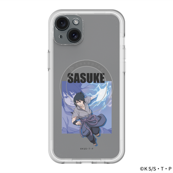 スリムプロテクションプレミアムケース with MagSafe［ NARUTO -ナルト- 疾風伝 - うちはサスケ ］