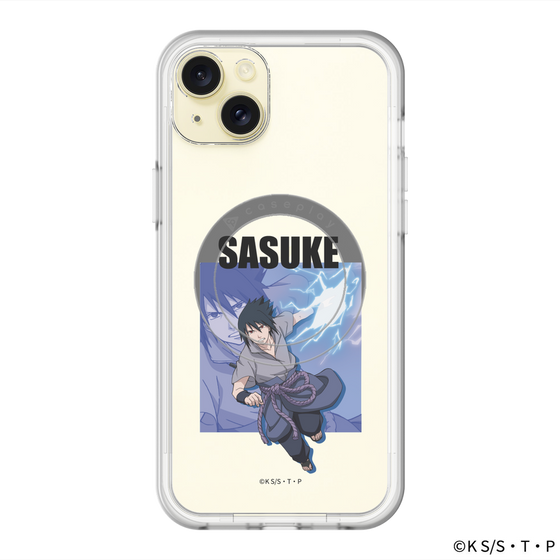 スリムプロテクションプレミアムケース with MagSafe［ NARUTO -ナルト- 疾風伝 - うちはサスケ ］