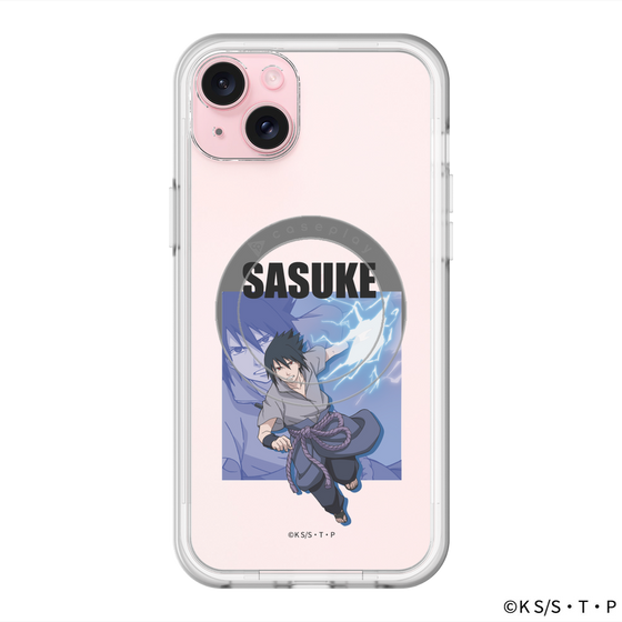 スリムプロテクションプレミアムケース with MagSafe［ NARUTO -ナルト- 疾風伝 - うちはサスケ ］