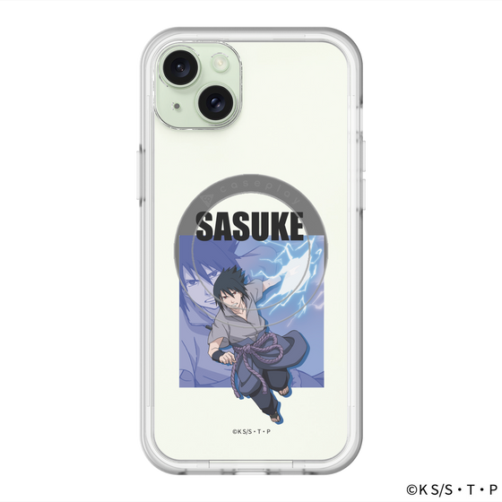 スリムプロテクションプレミアムケース with MagSafe［ NARUTO -ナルト- 疾風伝 - うちはサスケ ］