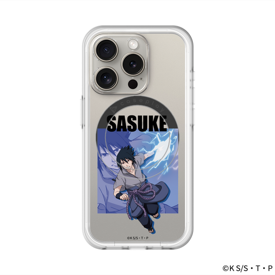 スリムプロテクションプレミアムケース with MagSafe［ NARUTO -ナルト- 疾風伝 - うちはサスケ ］