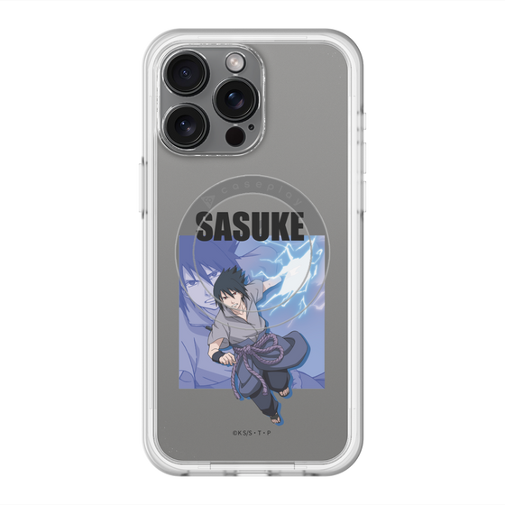 スリムプロテクションプレミアムケース with MagSafe［ NARUTO -ナルト- 疾風伝 - うちはサスケ ］