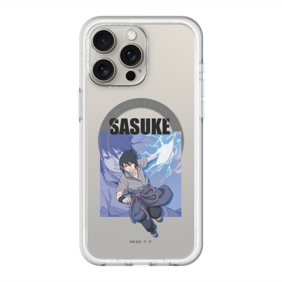 スリムプロテクションプレミアムケース with MagSafe［ NARUTO -ナルト- 疾風伝 - うちはサスケ ］