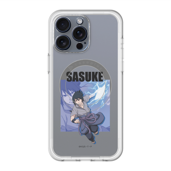 スリムプロテクションプレミアムケース with MagSafe［ NARUTO -ナルト- 疾風伝 - うちはサスケ ］