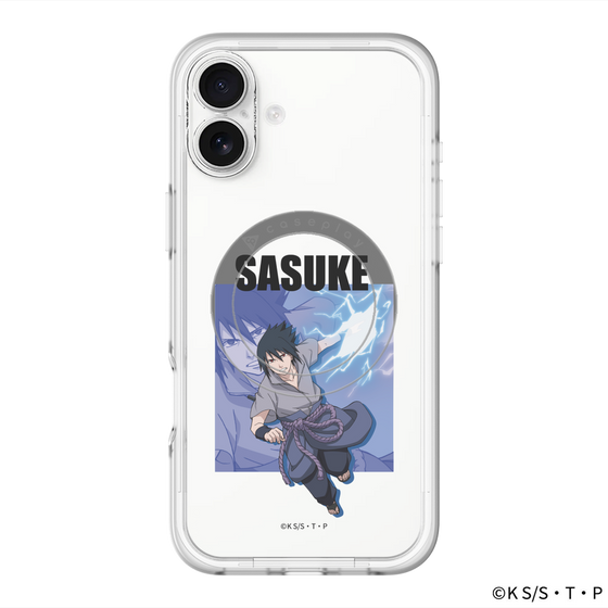 スリムプロテクションプレミアムケース with MagSafe［ NARUTO-ナルト- 疾風伝 - うちはサスケ ］