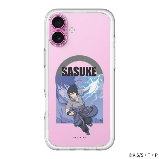 スリムプロテクションプレミアムケース with MagSafe［ NARUTO -ナルト- 疾風伝 - うちはサスケ ］