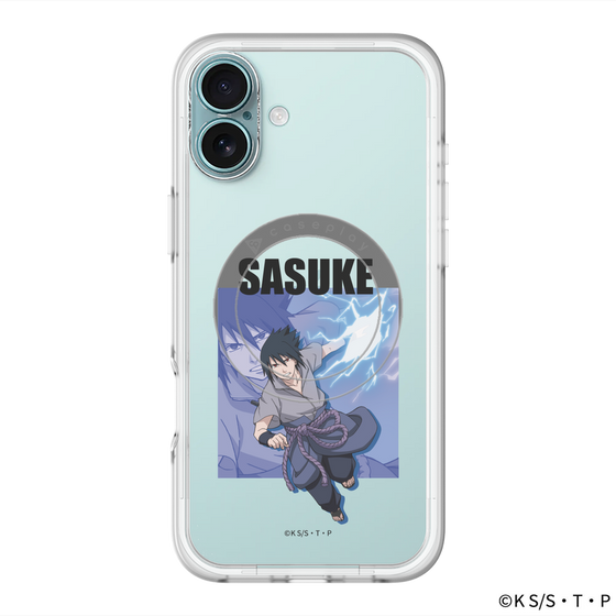 スリムプロテクションプレミアムケース with MagSafe［ NARUTO -ナルト- 疾風伝 - うちはサスケ ］