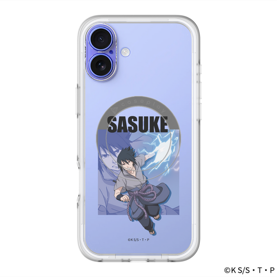 スリムプロテクションプレミアムケース with MagSafe［ NARUTO -ナルト- 疾風伝 - うちはサスケ ］
