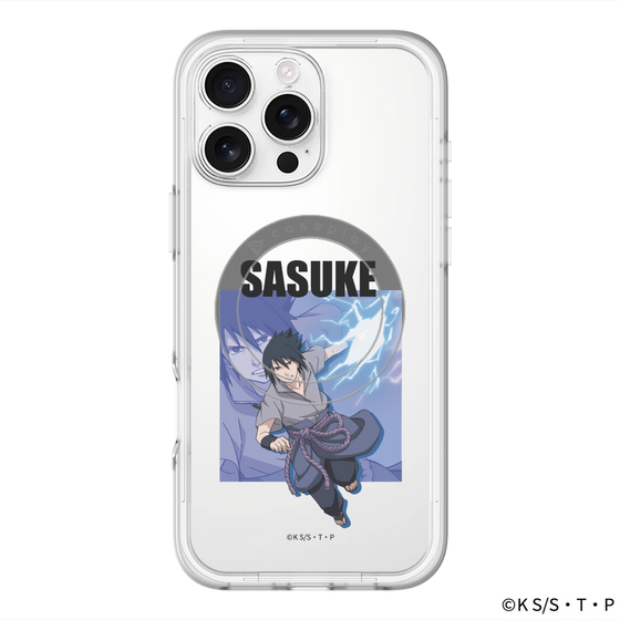 スリムプロテクションプレミアムケース with MagSafe［ NARUTO-ナルト- 疾風伝 - うちはサスケ ］