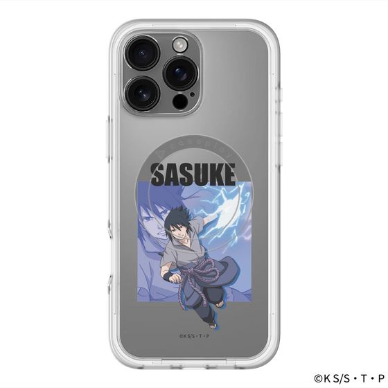 スリムプロテクションプレミアムケース with MagSafe［ NARUTO -ナルト- 疾風伝 - うちはサスケ ］