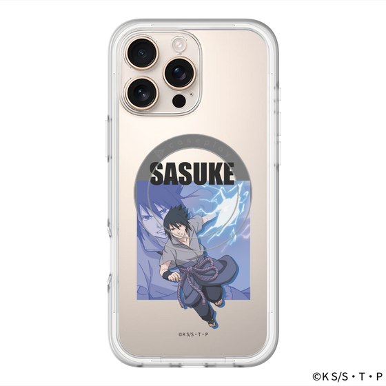 スリムプロテクションプレミアムケース with MagSafe［ NARUTO -ナルト- 疾風伝 - うちはサスケ ］