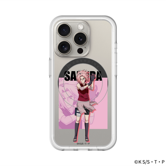 スリムプロテクションプレミアムケース with MagSafe［ NARUTO -ナルト- 疾風伝 - 春野サクラ ］