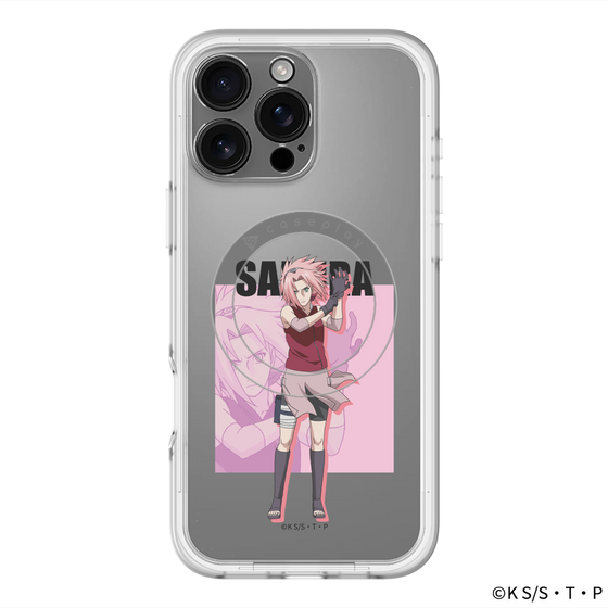 スリムプロテクションプレミアムケース with MagSafe［ NARUTO -ナルト- 疾風伝 - 春野サクラ ］