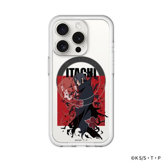 スリムプロテクションプレミアムケース with MagSafe［ NARUTO-ナルト- 疾風伝 - うちはイタチ ］