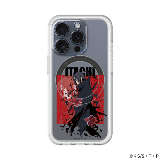 スリムプロテクションプレミアムケース with MagSafe［ NARUTO -ナルト- 疾風伝 - うちはイタチ ］