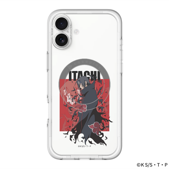 スリムプロテクションプレミアムケース with MagSafe［ NARUTO-ナルト- 疾風伝 - うちはイタチ ］