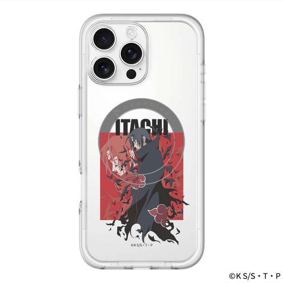 スリムプロテクションプレミアムケース with MagSafe［ NARUTO-ナルト- 疾風伝 - うちはイタチ ］