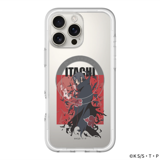 スリムプロテクションプレミアムケース with MagSafe［ NARUTO -ナルト- 疾風伝 - うちはイタチ ］